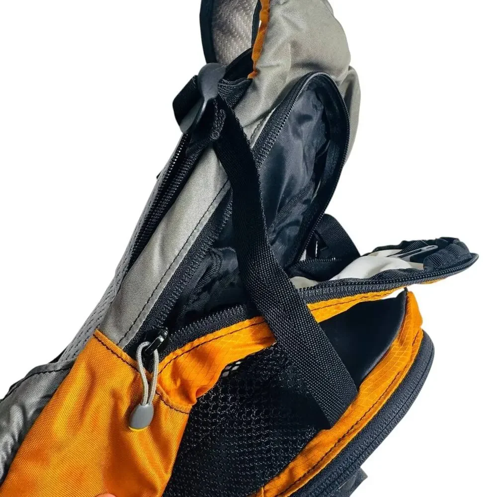 Camelbak Mini Mule Hydration Backpack Orange Gray Hiking Cycling Pack